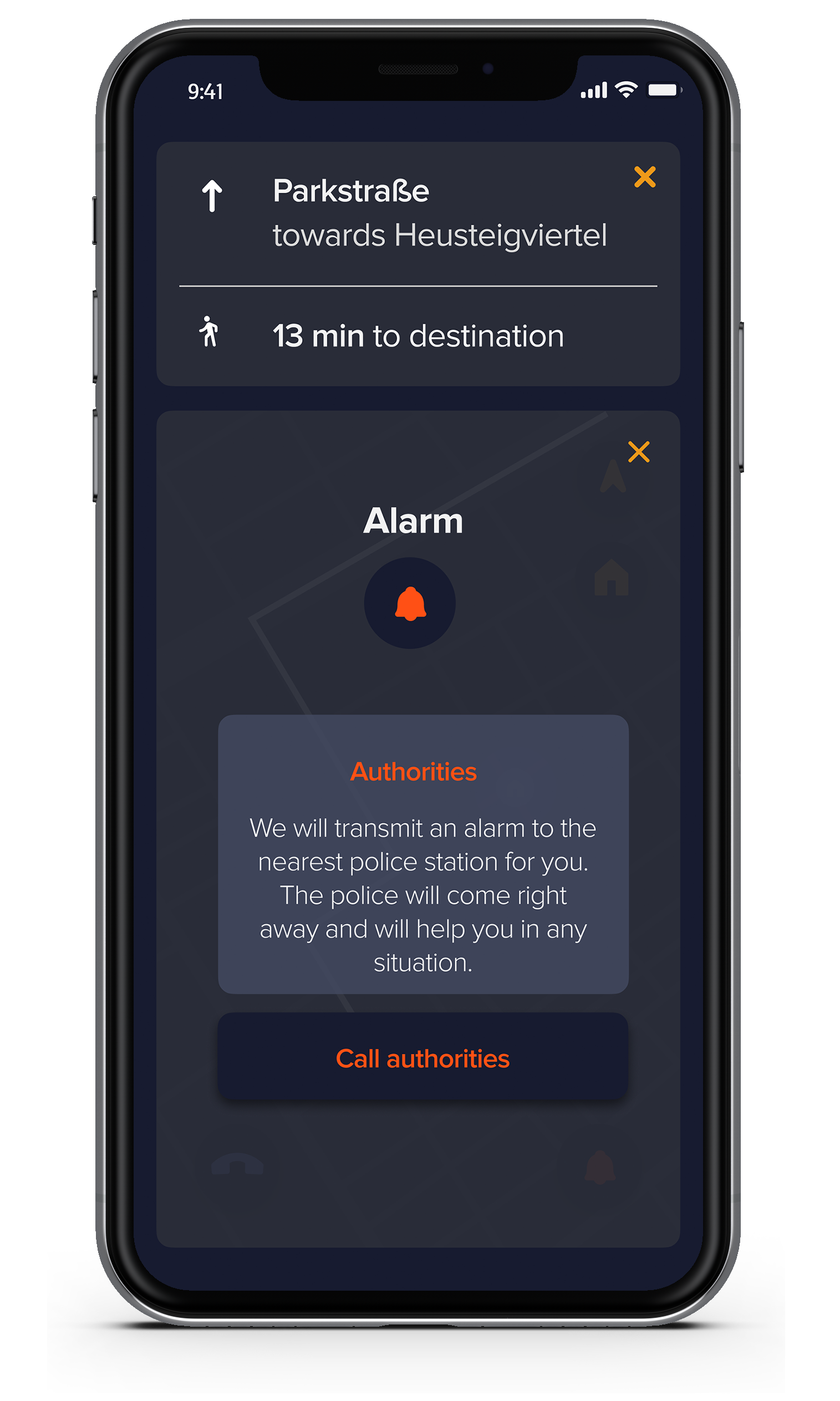 Alarm-Screen